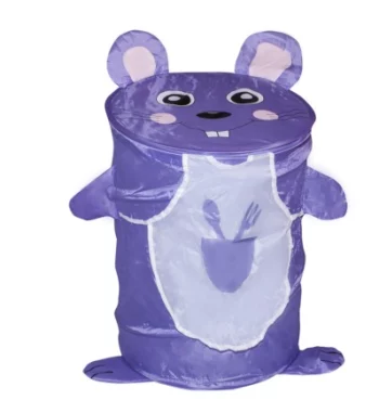 Корзина для игрушек "Мышонок" Amalfy Фиолетовая