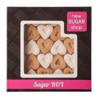 Сахар фигурный - Сердечки. (белый и тростниковый) BOX