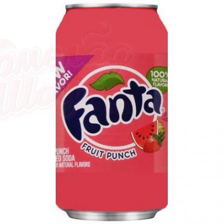 Fanta Fruit Punch (Клубника+Арбуз) USA 0,355л